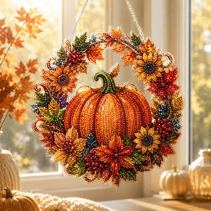 Autumn Radiance Wreath — Cozy Glow Every Day