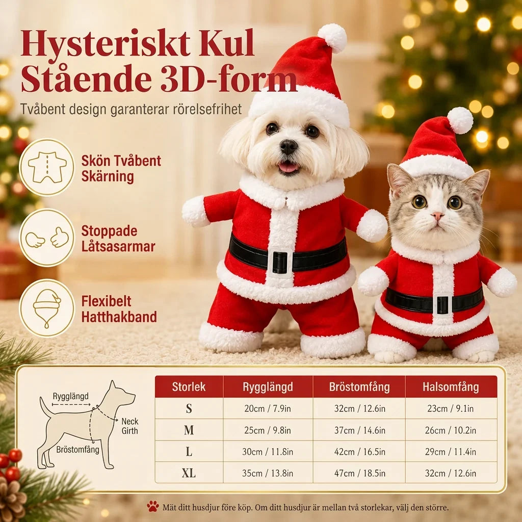 Pet Santa Suit — Cozy Comfort, Endless Charm