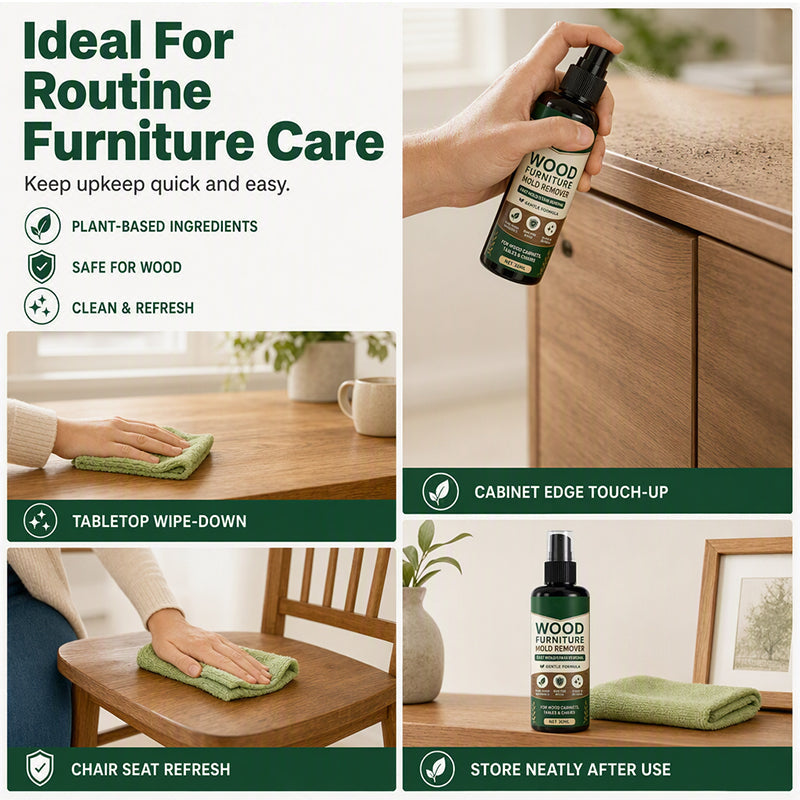 RevitaWood Mold Remover Spray — Instantly Restore Wood Beauty