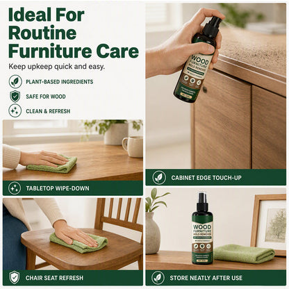 RevitaWood Mold Remover Spray — Instantly Restore Wood Beauty