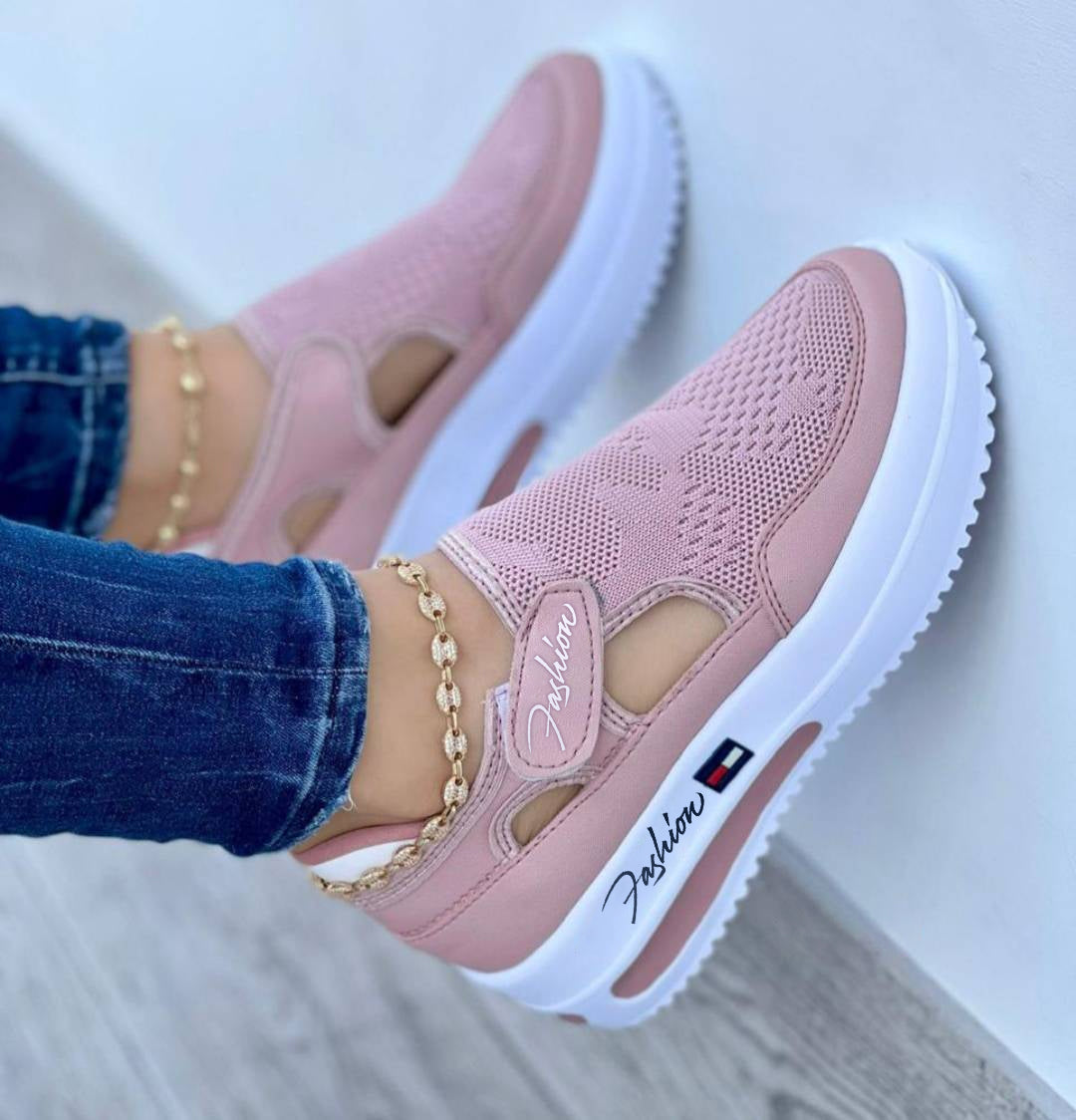 Felicity – Padded Flyknit Shoes with Memory Foam Comfort