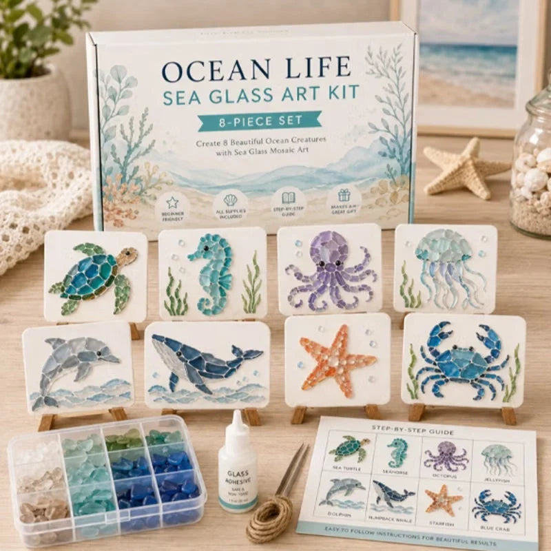 SeaLure — DIY Sea Glass Mosaic Kit | 50% OFF