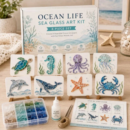 SeaLure — DIY Sea Glass Mosaic Kit | 50% OFF