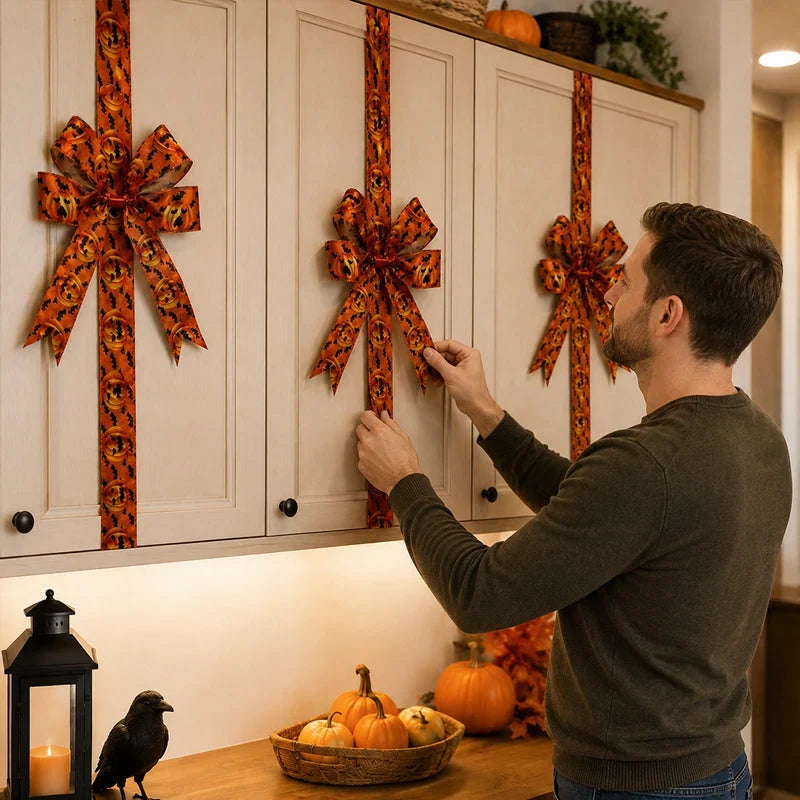 LuminaHaunt — LED Halloween Bow Decoration | 1+1 FREE