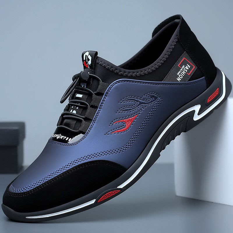 Heidi — Lightweight Breathable Men's PU Leather Shoes