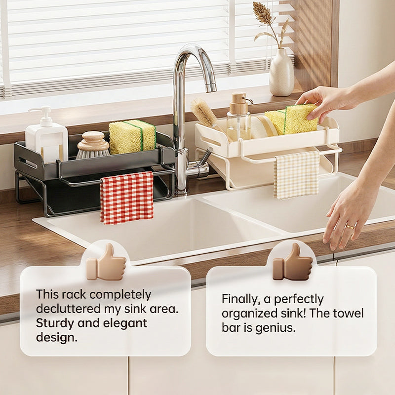 FlowNest Drip Tray – Clear Sink, Peace of Mind