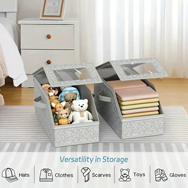 Stacking Box Hat Boxes — Clear, Orderly Safety