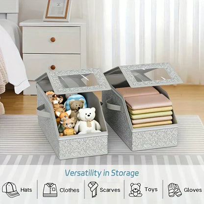 Stacking Box Hat Boxes — Clear, Orderly Safety