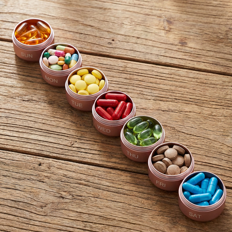 Aluminum Pill Box – Protect. Simplify. Never Forget.