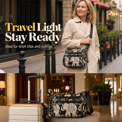 Sophie — Splash-Proof Nylon Crossbody Bag with Adjustable Strap