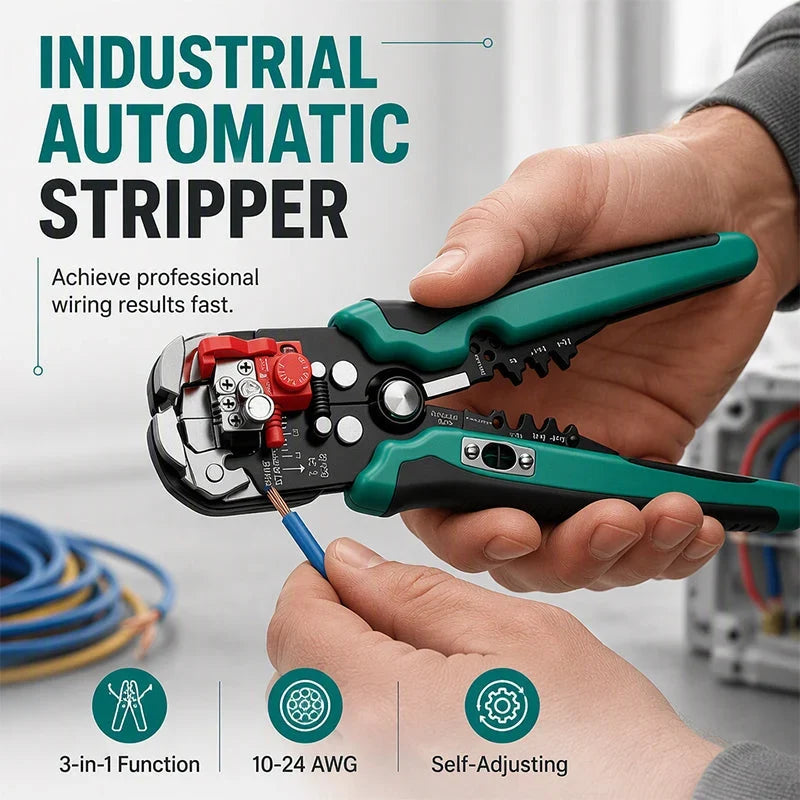 FlexCrimp Elite — Auto Wire Stripping Pliers | 50% OFF