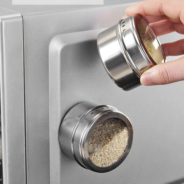 SpiceMag Pro - Magnetic Spice Jar Set | 50% OFF