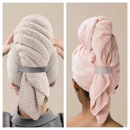 VelvetWave Hair Wrap — Dry Faster, Feel Amazing