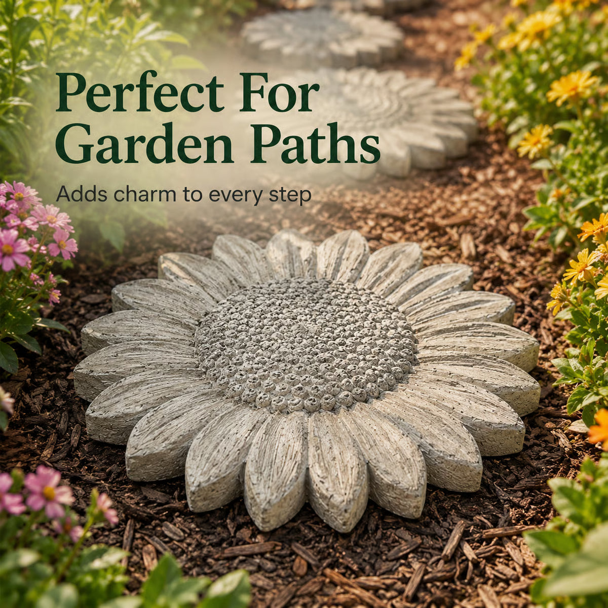 SunnyBloom — DIY Concrete Garden Mold | 50% OFF