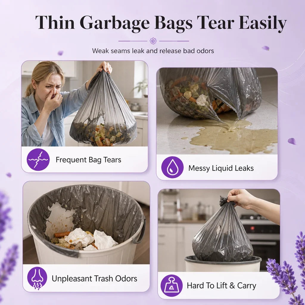 LavenderLock Waste Bags — Seal Freshness, Crush Mess