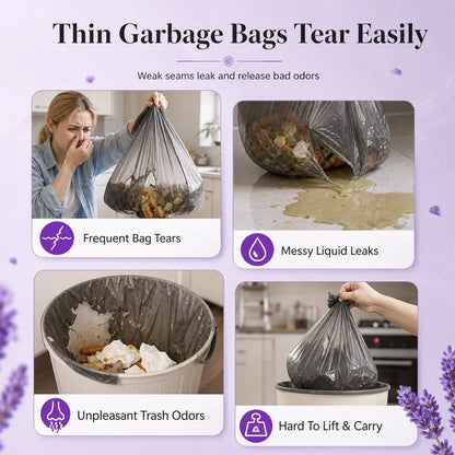 LavenderLock Waste Bags — Seal Freshness, Crush Mess