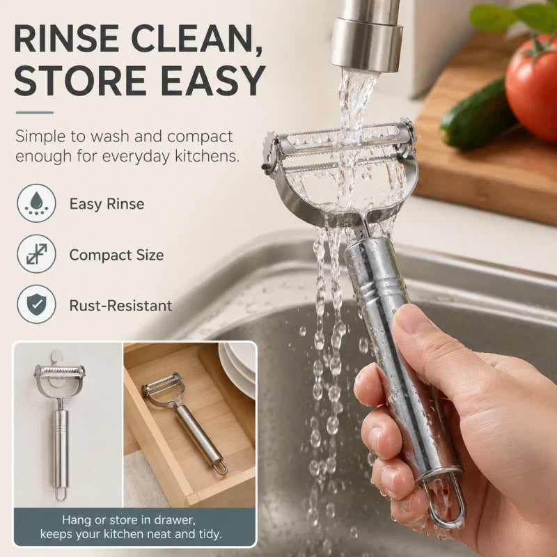 Dual-Edge Artisan Slicer — Effortless Prep Confidence