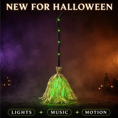 PhantomBroom — Walking Halloween Broom Decoration | 50% OFF