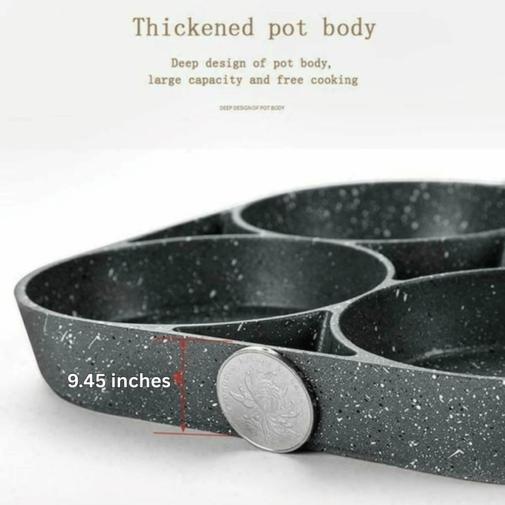 QuadraSizzle — Four-Well Omelette Pan | 50% OFF