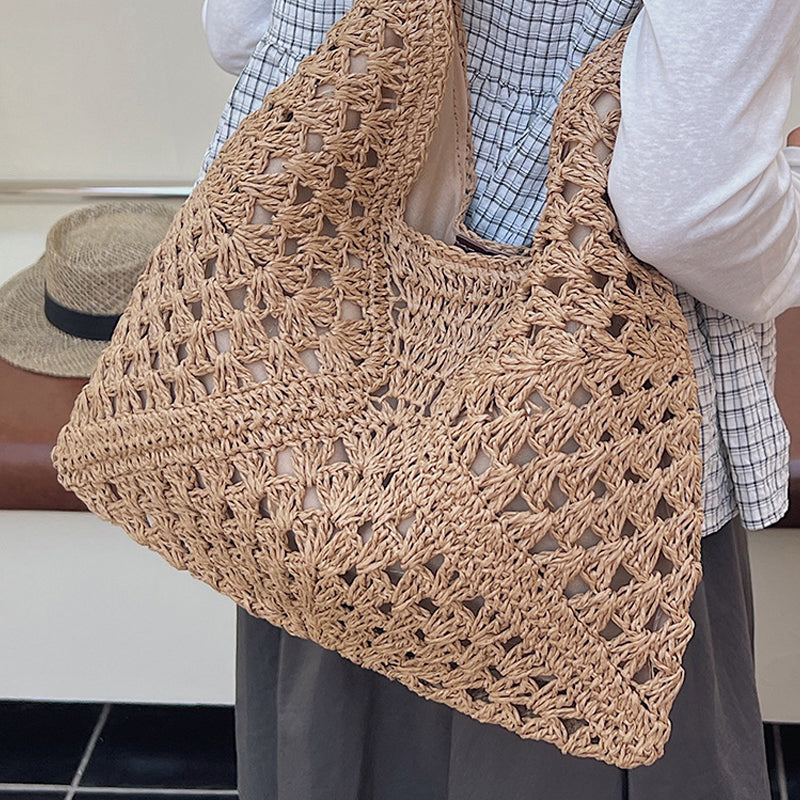 Artisan-Handcrafted Woven Tote — Effortless Style Confidence