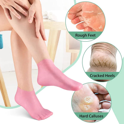 HyperSilk Moisturizing Socks — Soften, Heal, Pamper