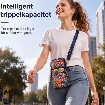 Madison — Compact Lightweight Shoulder Bag with Triple Compartments