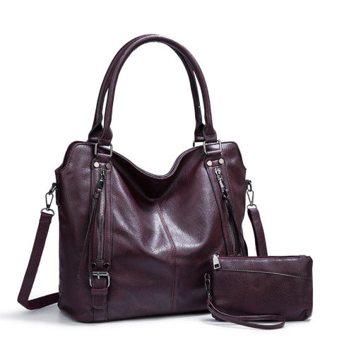 Elisa – Women's PU Leather Handbag with Smart Organization