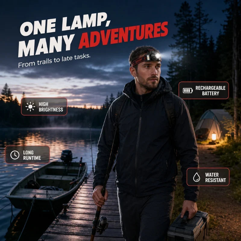 LED Headlamp — Hands-Free Safety Illuminate