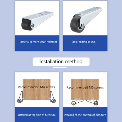 Swivel Directional Casters – Smooth Gliding, Quiet Floors