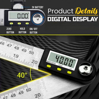 PrecisionPro Digital Angle Gauge – No Error, Full Control
