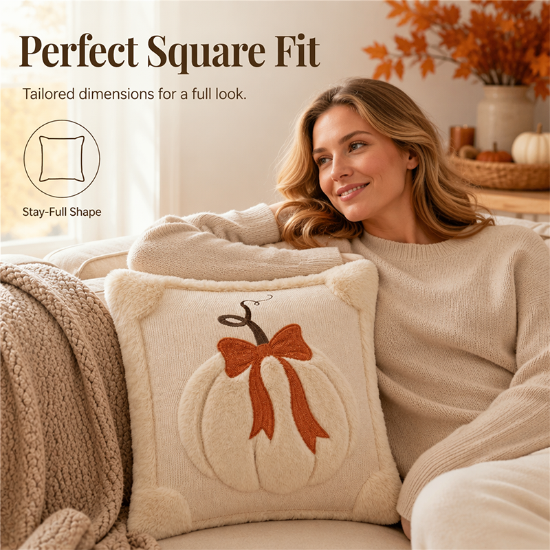 HarvestHaven Pillowcase — Cozy Luxury, Festive Glow