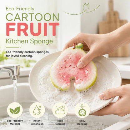 FruitBurst Sponge — Effortless Clean, Happy Hands