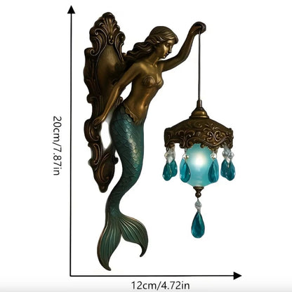 LuminaraMermaid — Fantasy Wall Lamp | 50% OFF