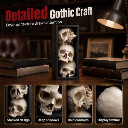 MorbidAura Skull Bookend — Command Attention, Organize Fearlessly
