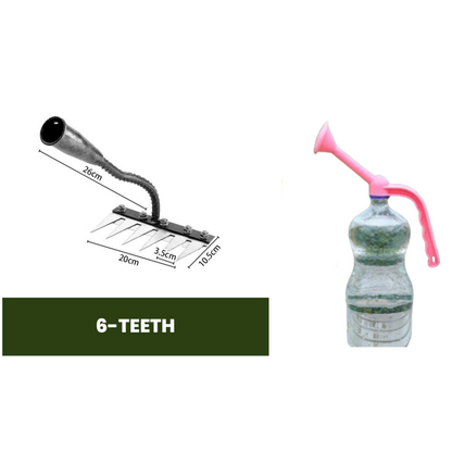 IronBloom — Carbon Steel Garden Rake | 50% OFF