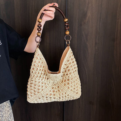 Artisan-Handcrafted Woven Tote — Effortless Style Confidence