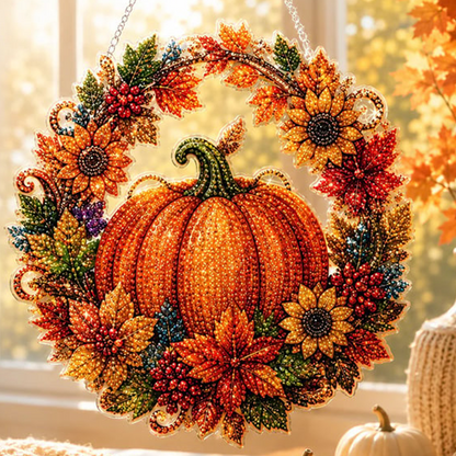 Autumn Radiance Wreath — Cozy Glow Every Day