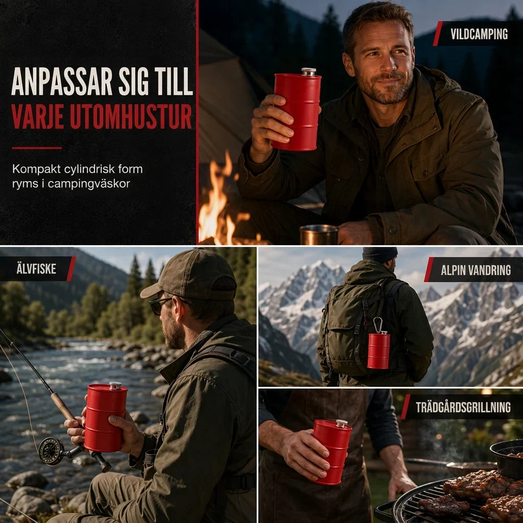 RuggedFlask — Sip Boldly Anywhere