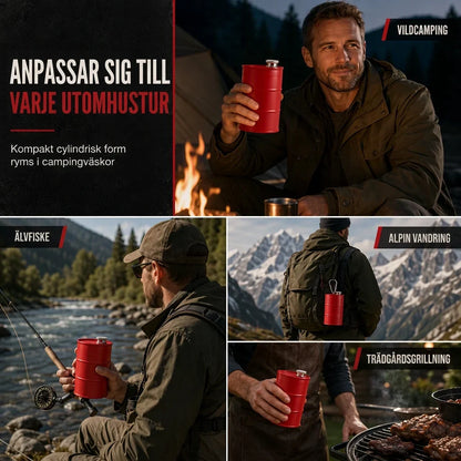 RuggedFlask — Sip Boldly Anywhere