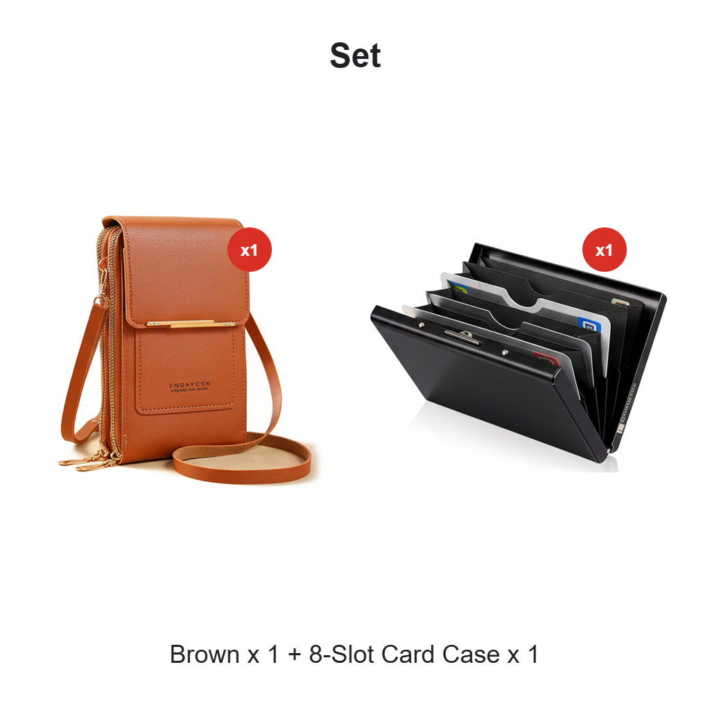 Ava — Lightweight Waterproof Crossbody Phone Bag