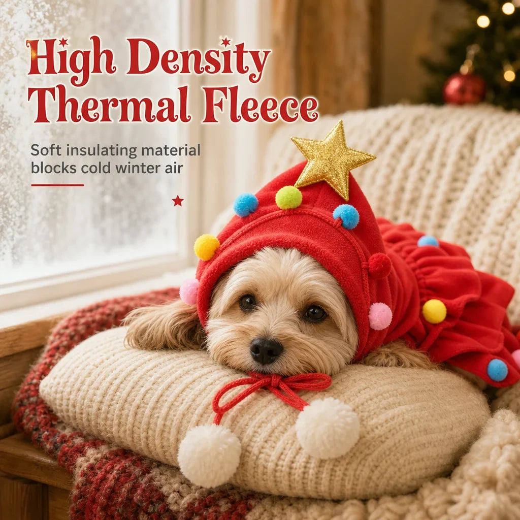 SnuggleSpruce Pet Cape — Cozy Warmth, Instant Joy