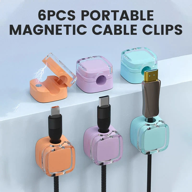 MagneticGrip Clips — Tangle-Free Cable Bliss
