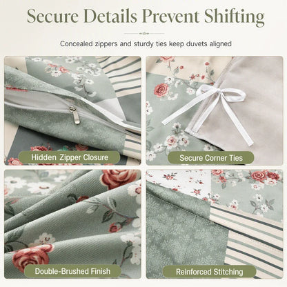 LumaLuxe Floral Bedding — Sleep Wrapped Bliss