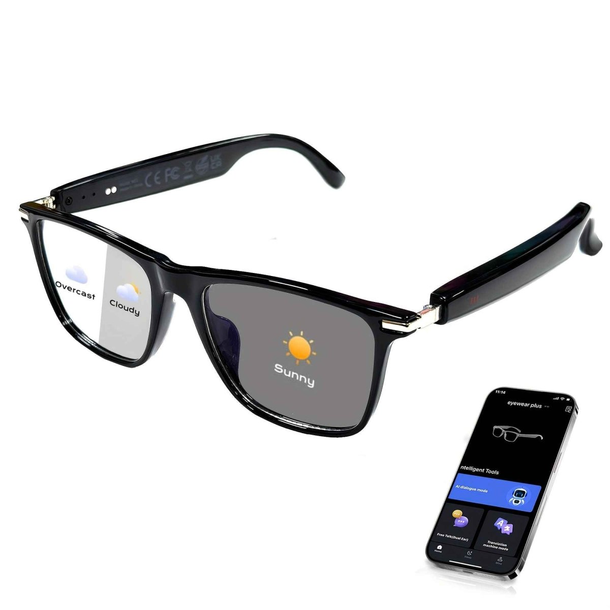 AI Intelligent Translation Glasses – Speak Freely Anywhere