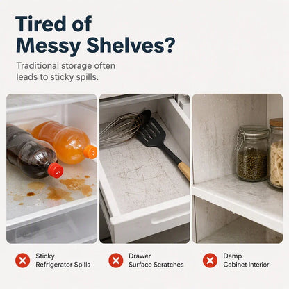 GlacierGuard — Waterproof Fridge Mats 4 pcs | 50% OFF