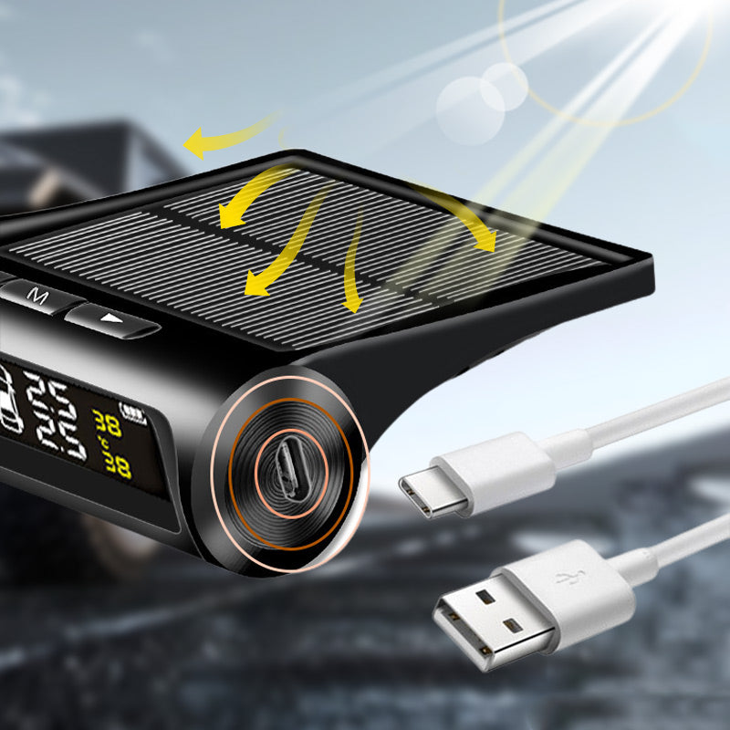 Solar-powered Tire Pressure Warning System – Safety You Can Trust