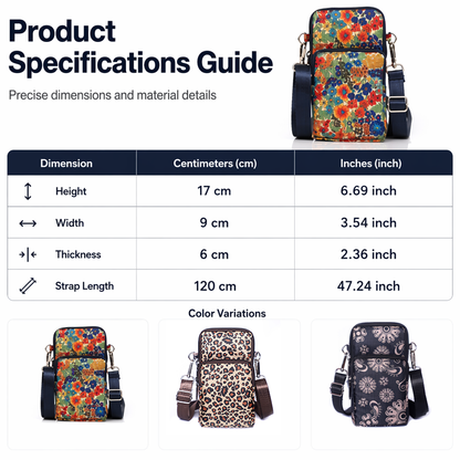 Stella — Lightweight Water-Resistant Crossbody Bag for Active Use