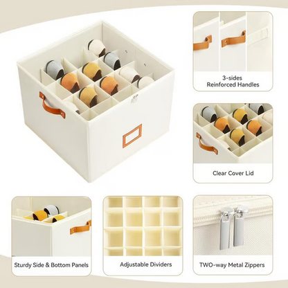 ShoeVault — Foldable Shoe Organizer | 50% OFF