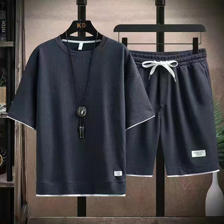 Jordan — Lightweight, Breathable Waffle Fabric Set for Men