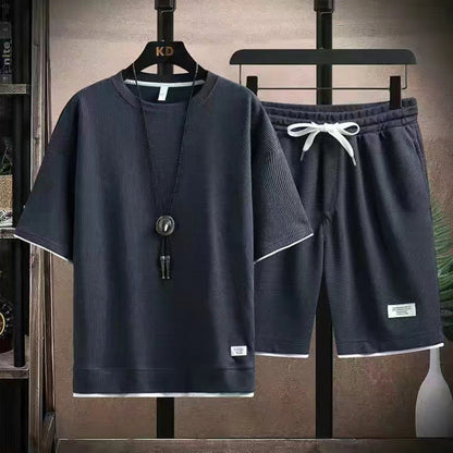 Jordan — Lightweight, Breathable Waffle Fabric Set for Men
